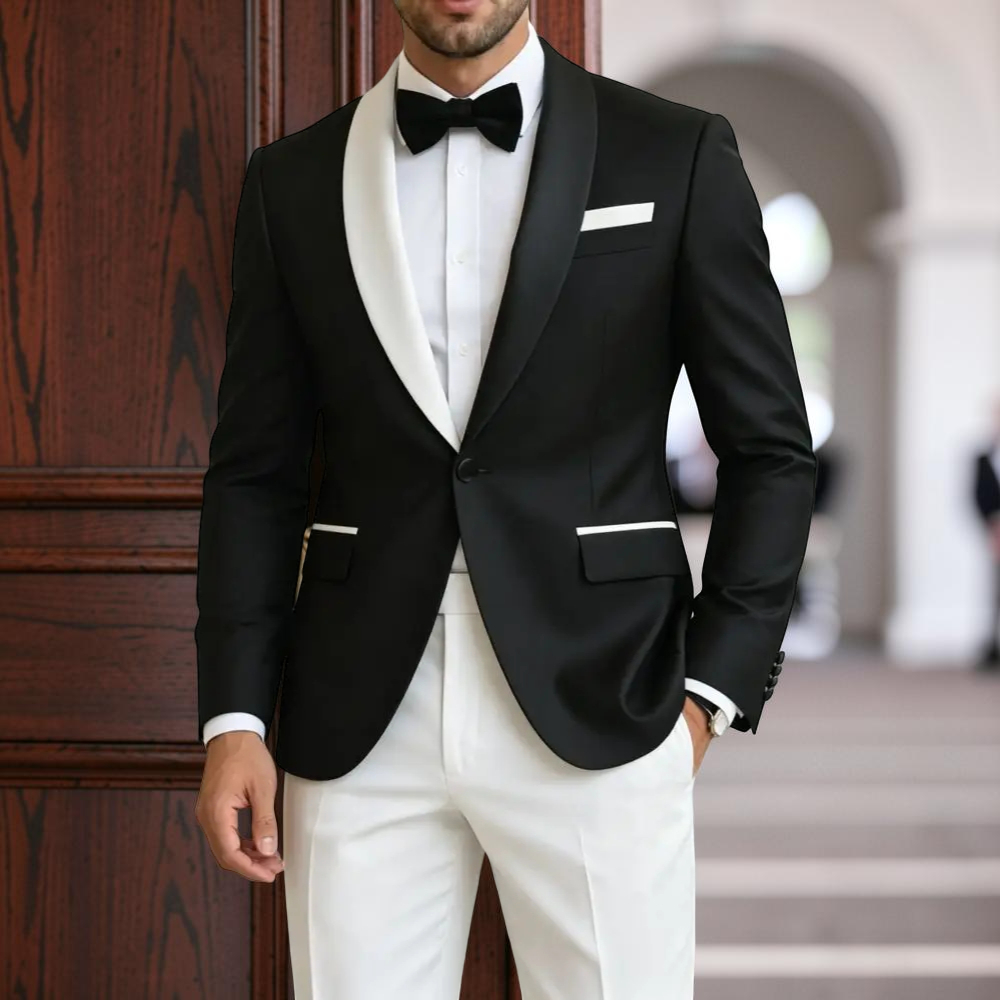 Men'S Formal Evening Wear - Formal Suits for Men Contrast Color