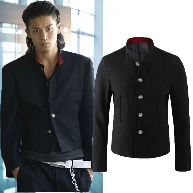 Men Formal Wear Vest - Japanese Movie New Crows Zero Takiya