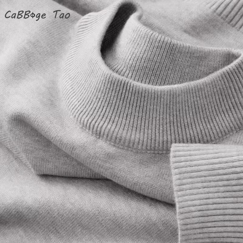 Men Formal Wear Coat - Autumn New Men's Casual Mock Turtleneck