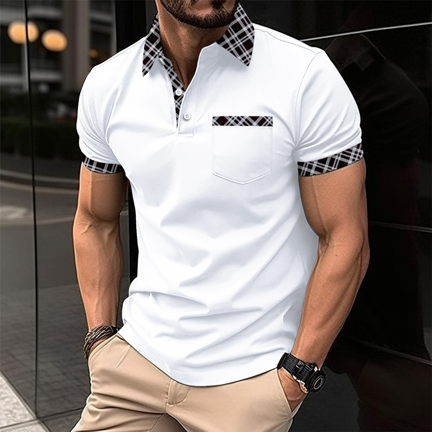 Men's casual breathable comfor - Men Formal Wear Combination ulasan dan harga