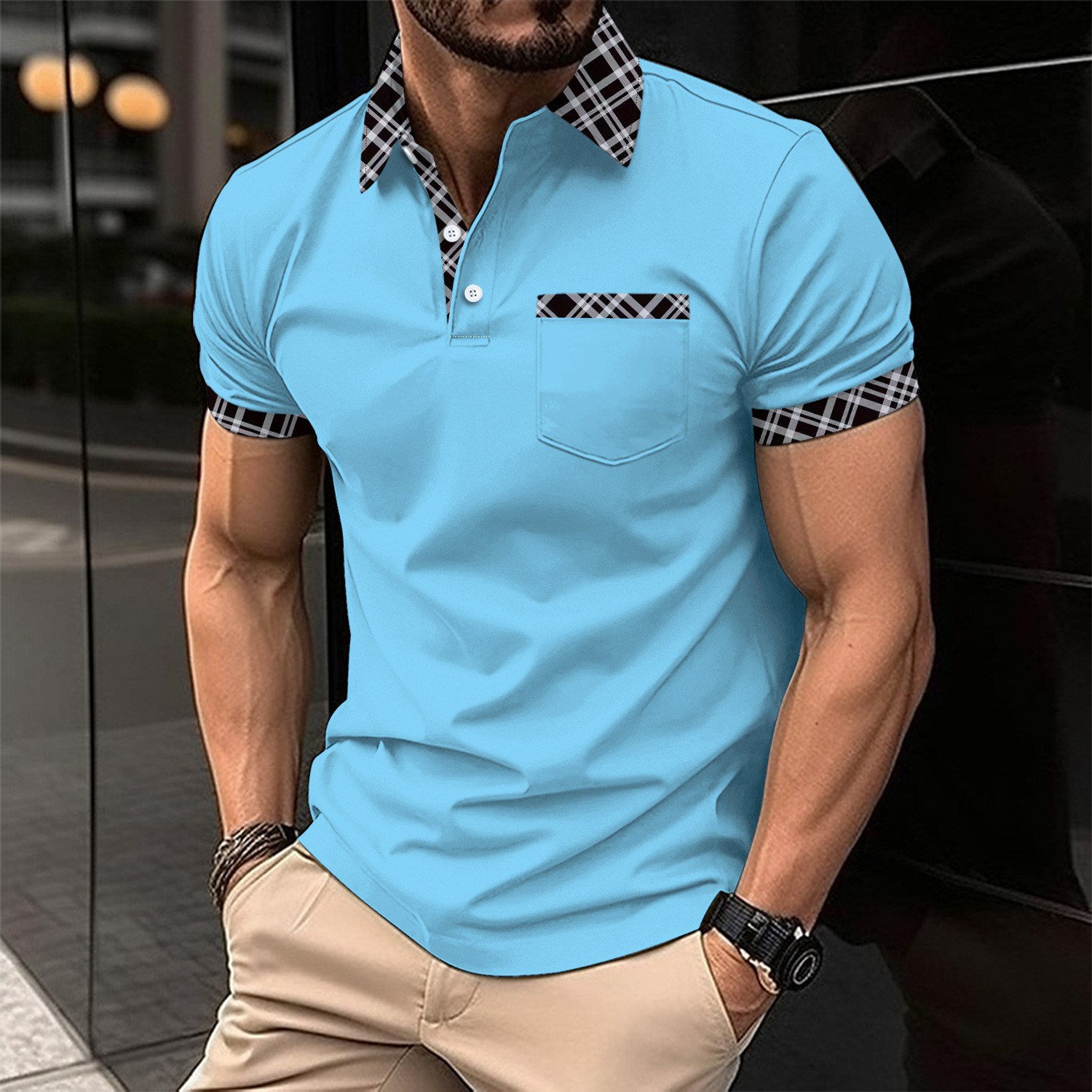 Men's casual breathable comfor - Men Formal Wear Combination ulasan dan harga