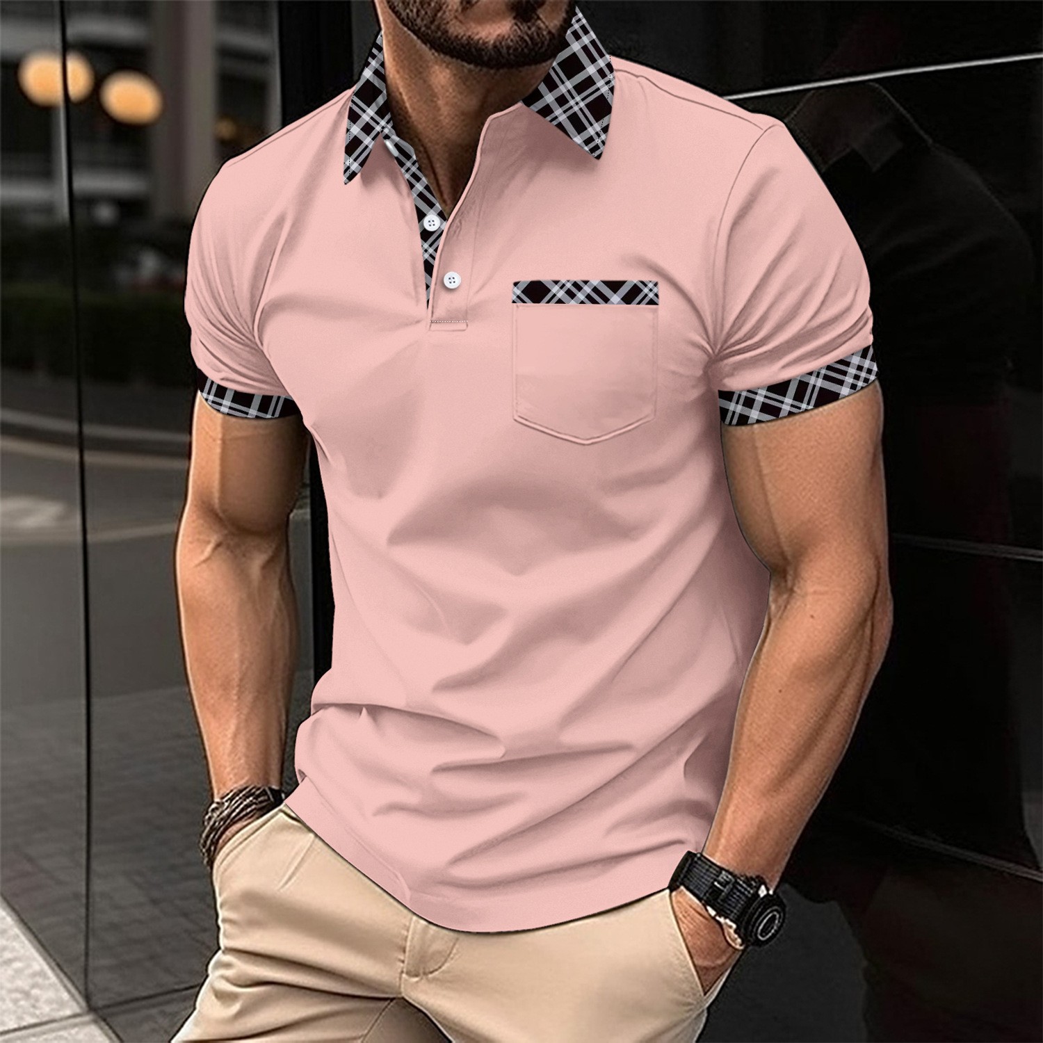 Men's casual breathable comfor - Men Formal Wear Combination ulasan dan harga