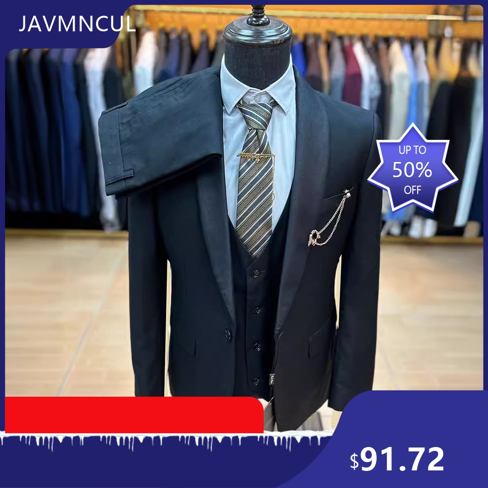 Men's Slim Fit 3 Piece Suit Sh - Men'S Formal Wear For Graduation ulasan dan harga