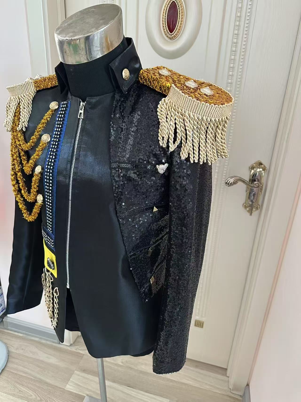 New Men Tassel Royal Jacket We - Men'S Formal Wear For A Wedding ulasan dan harga