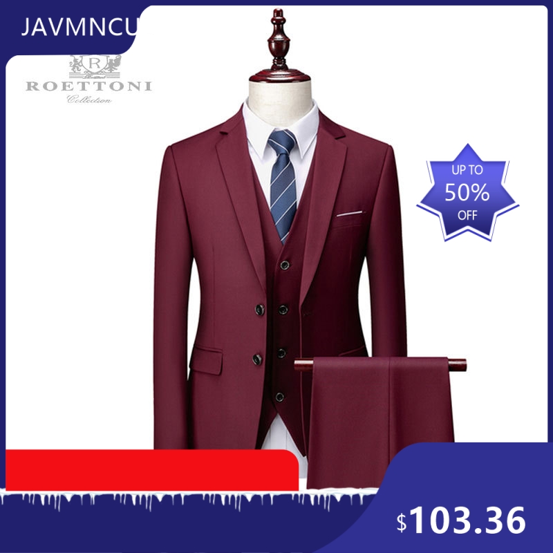 Men's Slim Fit Premium Suit Se - Men'S Formal Wear For Graduation ulasan dan harga