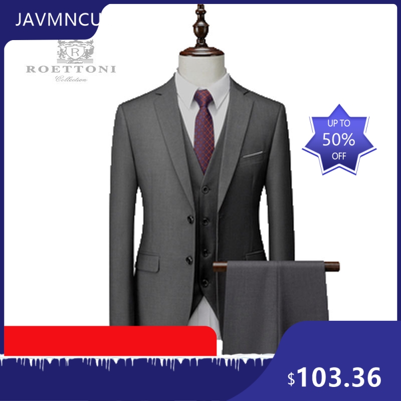 Men's Slim Fit Premium Suit Se - Men'S Formal Wear For Graduation ulasan dan harga