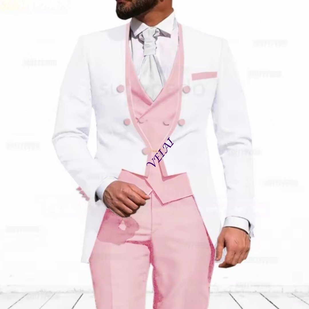 Customized Sky Blue 3-Piece Su - Men'S Formal Evening Wear ulasan dan harga