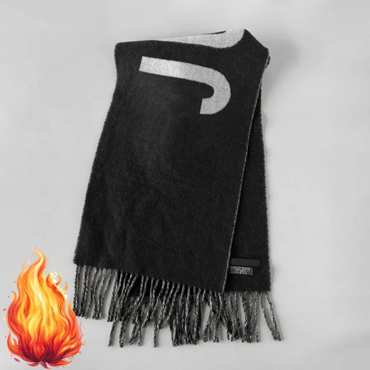 100% Wool Scarf for Women Luxu - Monogrammed Handkerchief ulasan dan harga