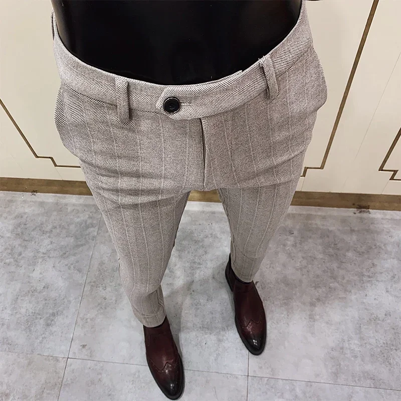 Autumn Winter Thickened Woolen - Men Formal Wear Office ulasan dan harga