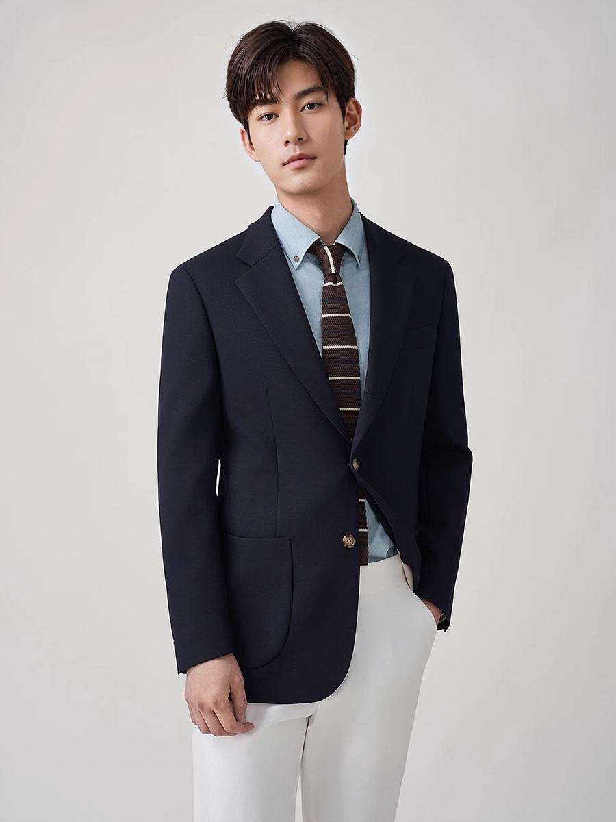 Men's 50% Wool Blazer for Teen - Men'S Formal Wear For Graduation ulasan dan harga