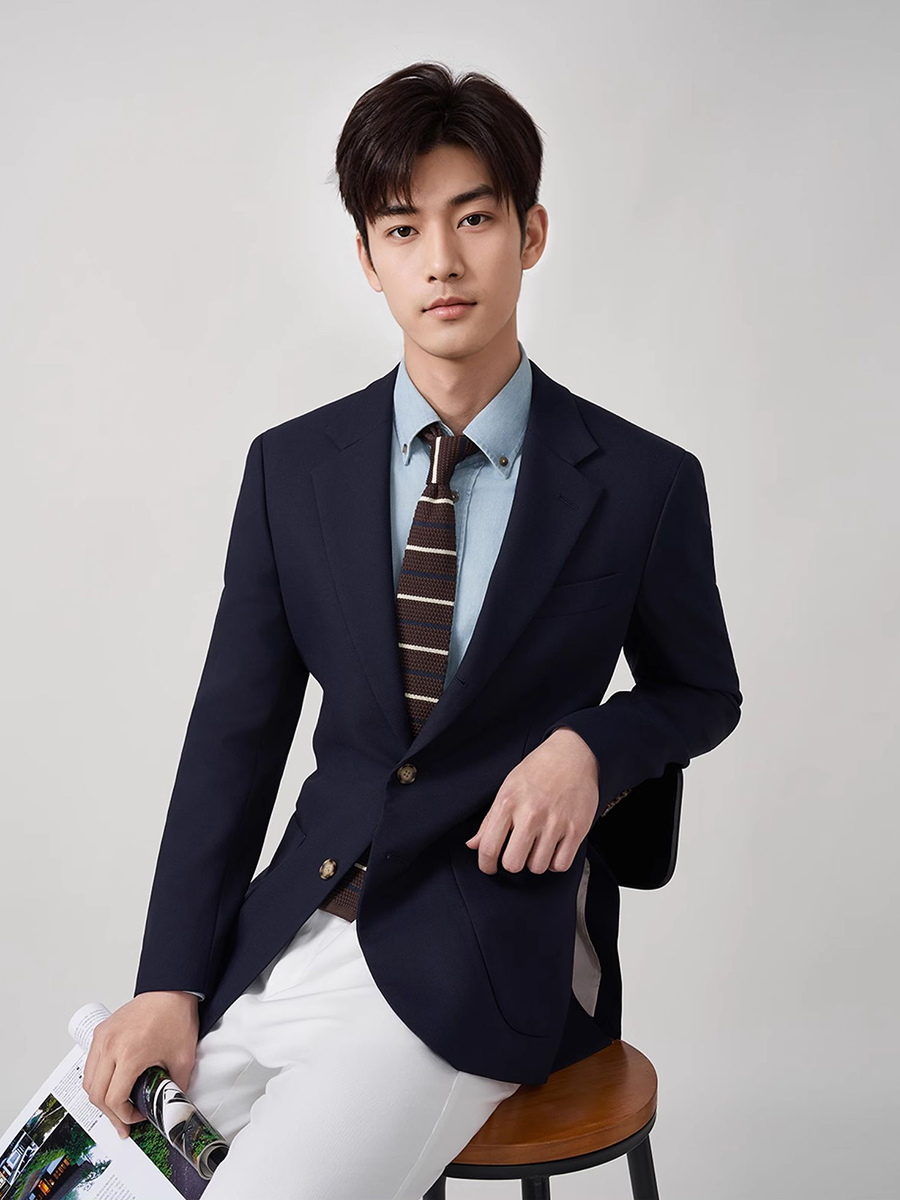 Men's 50% Wool Blazer for Teen - Men'S Formal Wear For Graduation ulasan dan harga