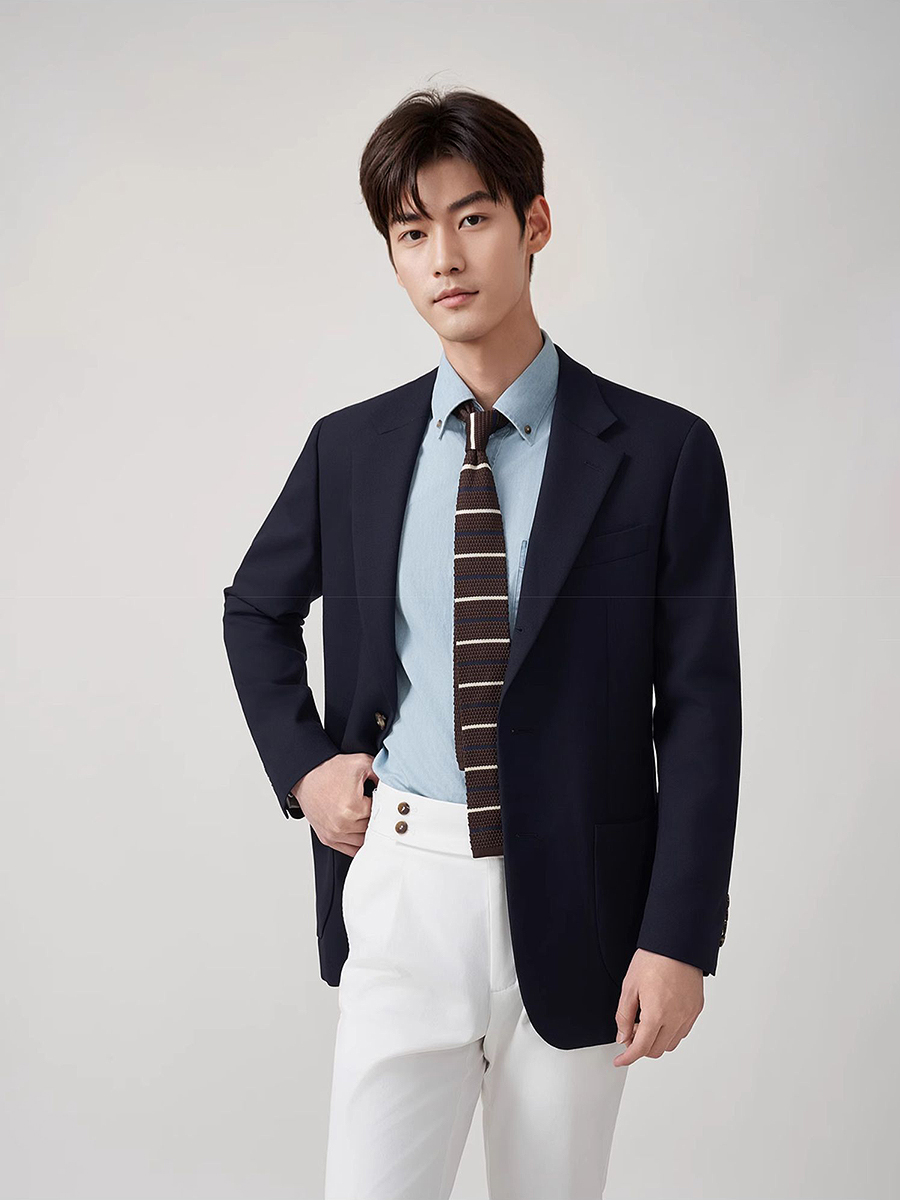 Men's 50% Wool Blazer for Teen - Men'S Formal Wear For Graduation ulasan dan harga