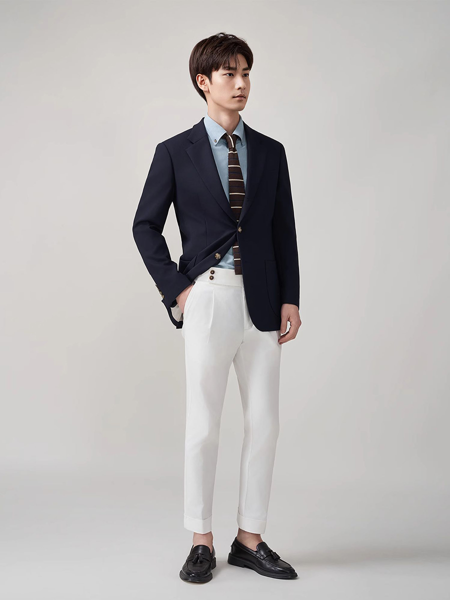 Men's 50% Wool Blazer for Teen - Men'S Formal Wear For Graduation ulasan dan harga