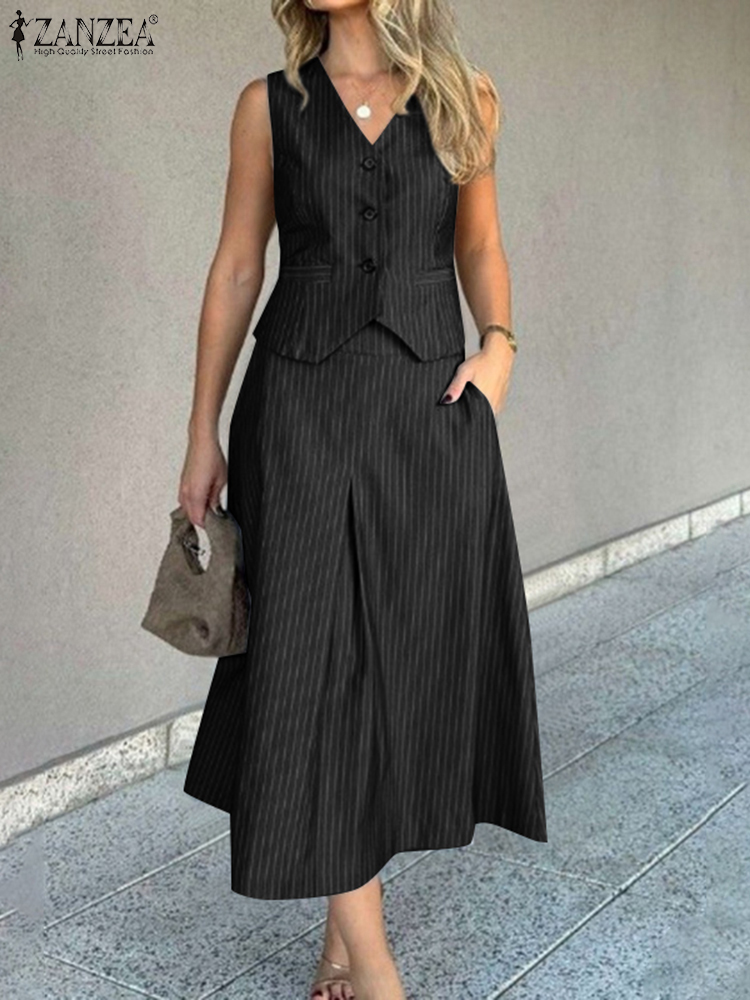 ZANZEA Office Women 2 Piece Se - Men Formal Wear Set ulasan dan harga