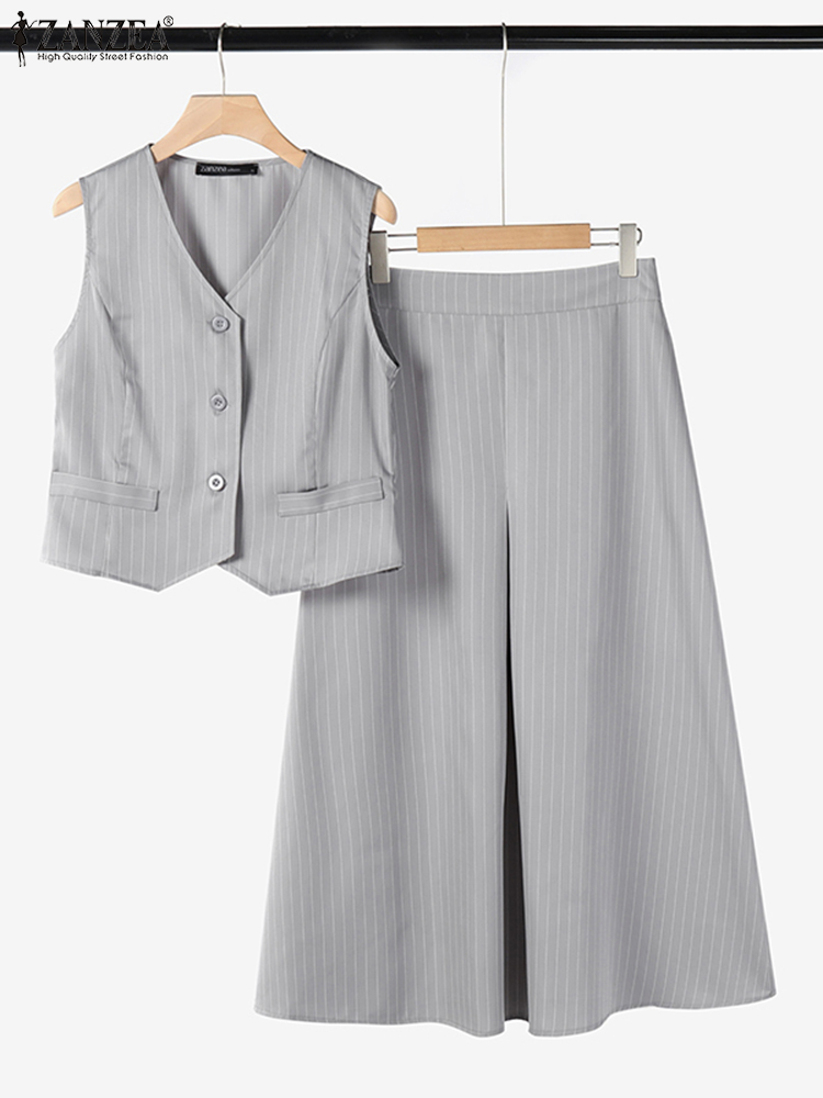 ZANZEA Office Women 2 Piece Se - Men Formal Wear Set ulasan dan harga