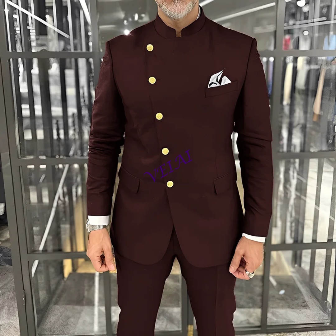 Custom Slim Fit Groomsmen Tern - Men'S Formal Wear For A Wedding ulasan dan harga