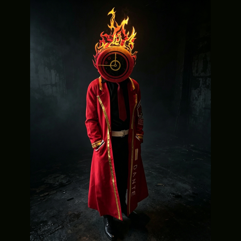 DMC 5 Dante Cosplay Costume Ad - Men Formal Wear Coat ulasan dan harga