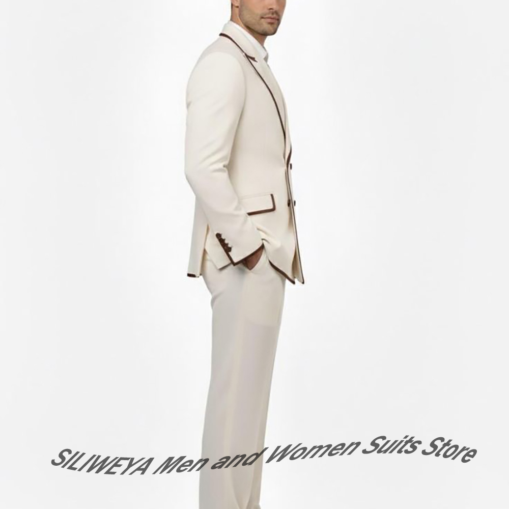 Stylish Men's Double-Breasted  - Men'S Formal Evening Wear ulasan dan harga