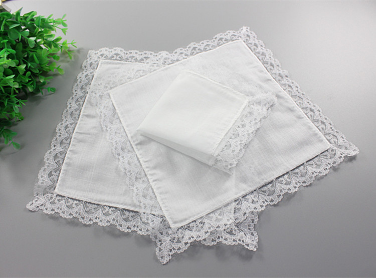 Personalized Lace Handkerchief - Monogrammed Handkerchief ulasan dan harga