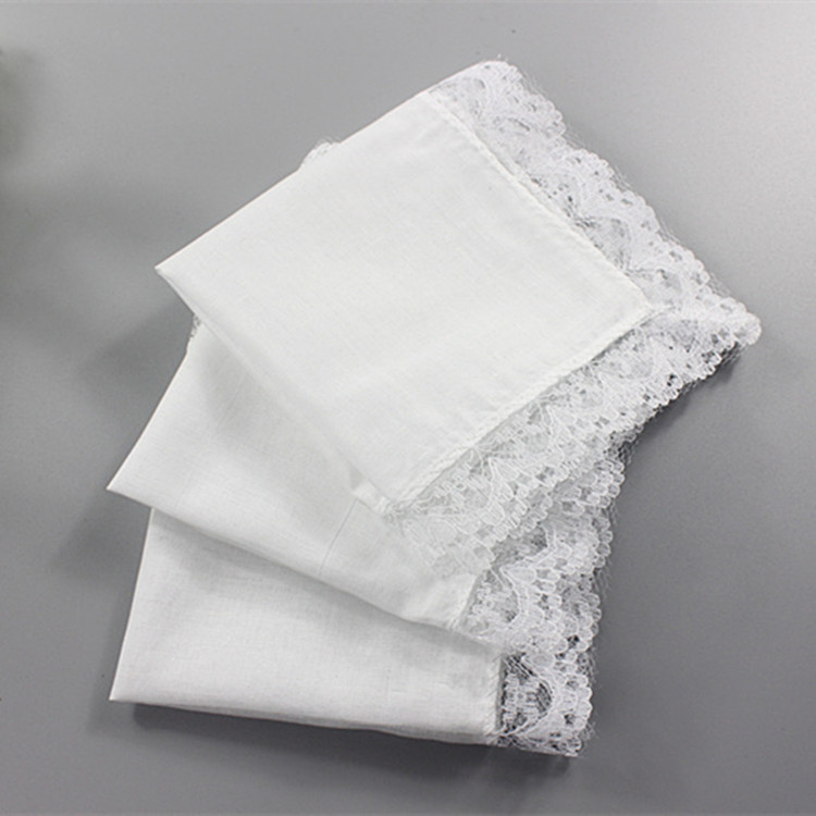 Personalized Lace Handkerchief - Monogrammed Handkerchief ulasan dan harga