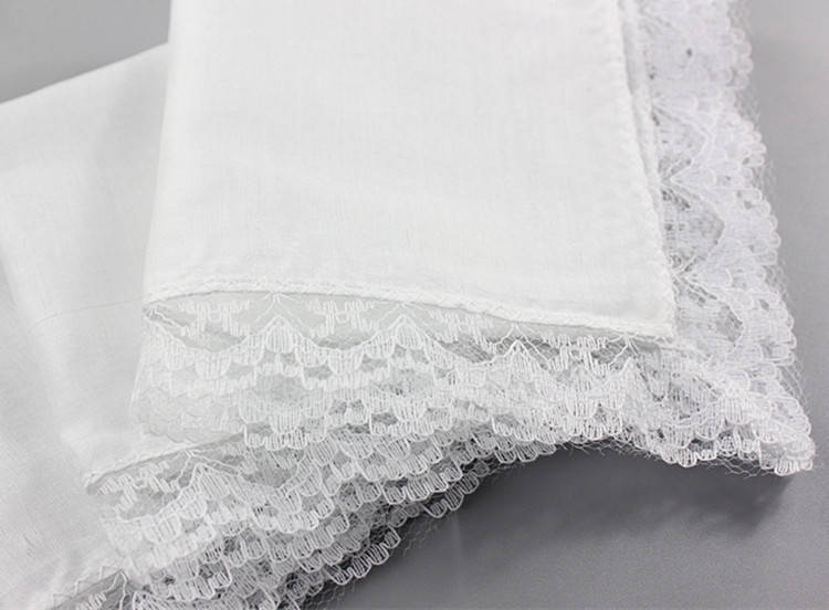Personalized Lace Handkerchief - Monogrammed Handkerchief ulasan dan harga