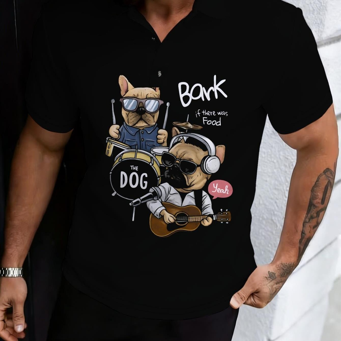Men's Casual Polo Shirt Black  - Men'S Formal Beach Wear ulasan dan harga