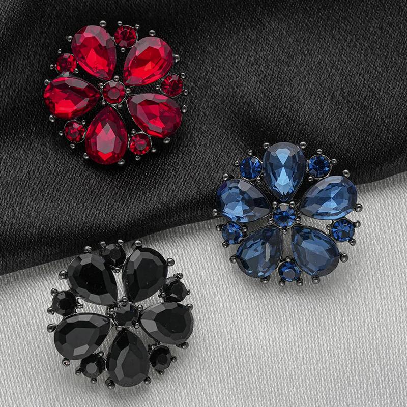 New 3Pcs 15/21/25mm Flower Rhi - Wool Suit Jacket ulasan dan harga