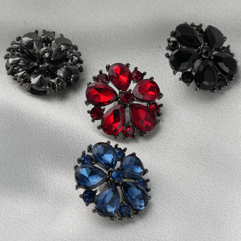 New 3Pcs 15/21/25mm Flower Rhi - Wool Suit Jacket ulasan dan harga