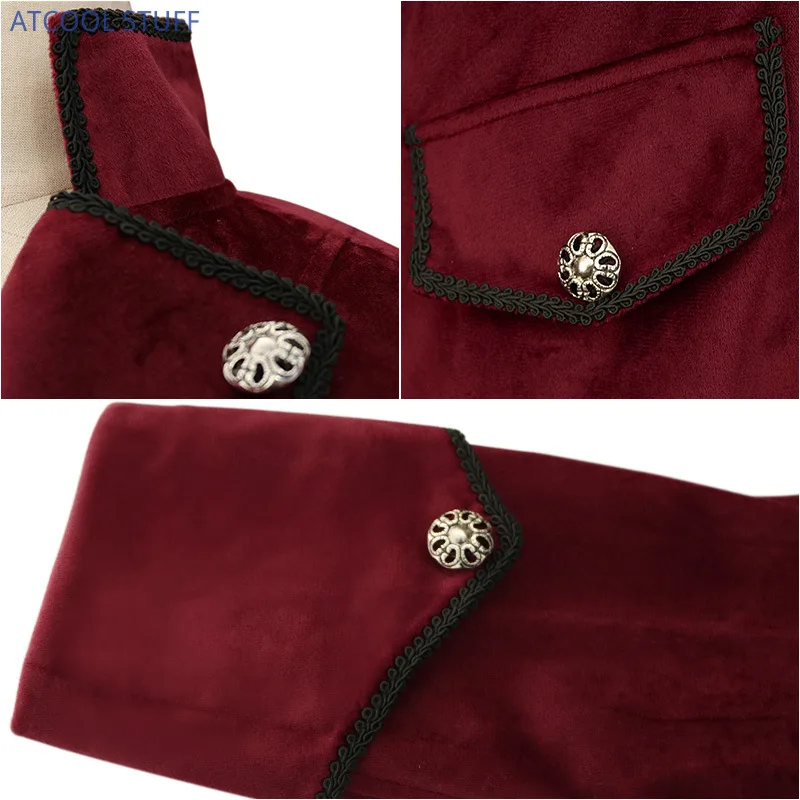 Classic Velet TailCoat Medieva - Men Formal Wear Coat ulasan dan harga