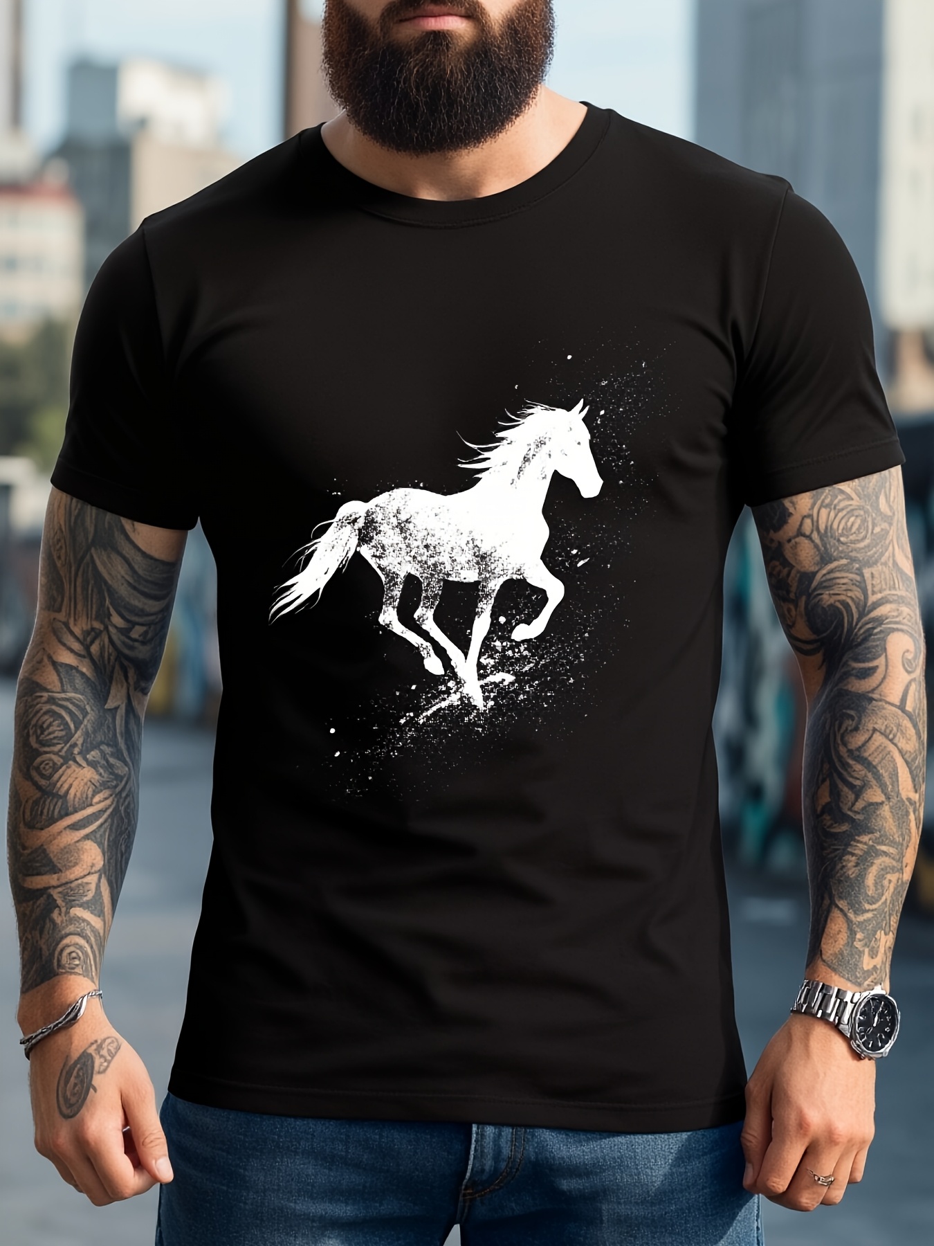 Men's Galloping Horse Dynamic  - Tall Men Formal Wear ulasan dan harga