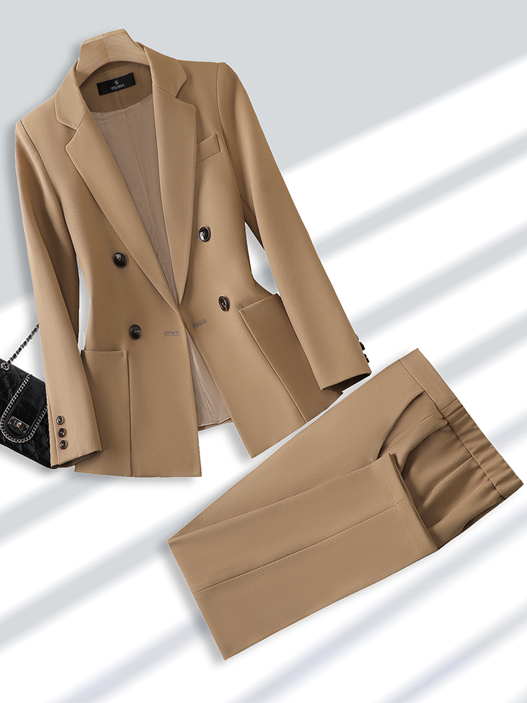 Fashion Ladies Pant Suit Forma - Men Formal Wear Office ulasan dan harga