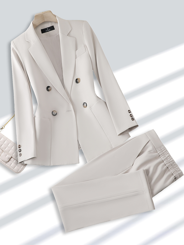 Fashion Ladies Pant Suit Forma - Men Formal Wear Office ulasan dan harga