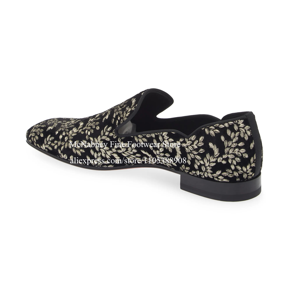 Black Silk Velvet Slip On Loaf - Men'S Formal Evening Wear ulasan dan harga