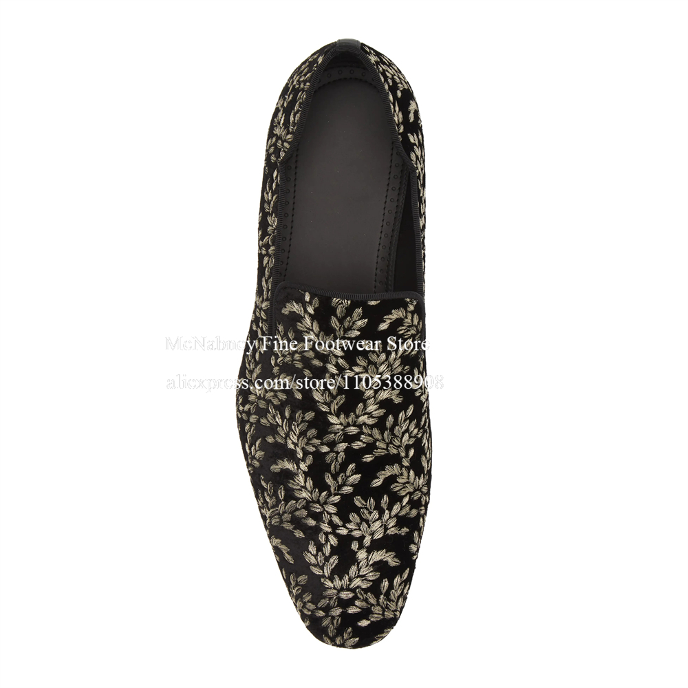 Black Silk Velvet Slip On Loaf - Men'S Formal Evening Wear ulasan dan harga