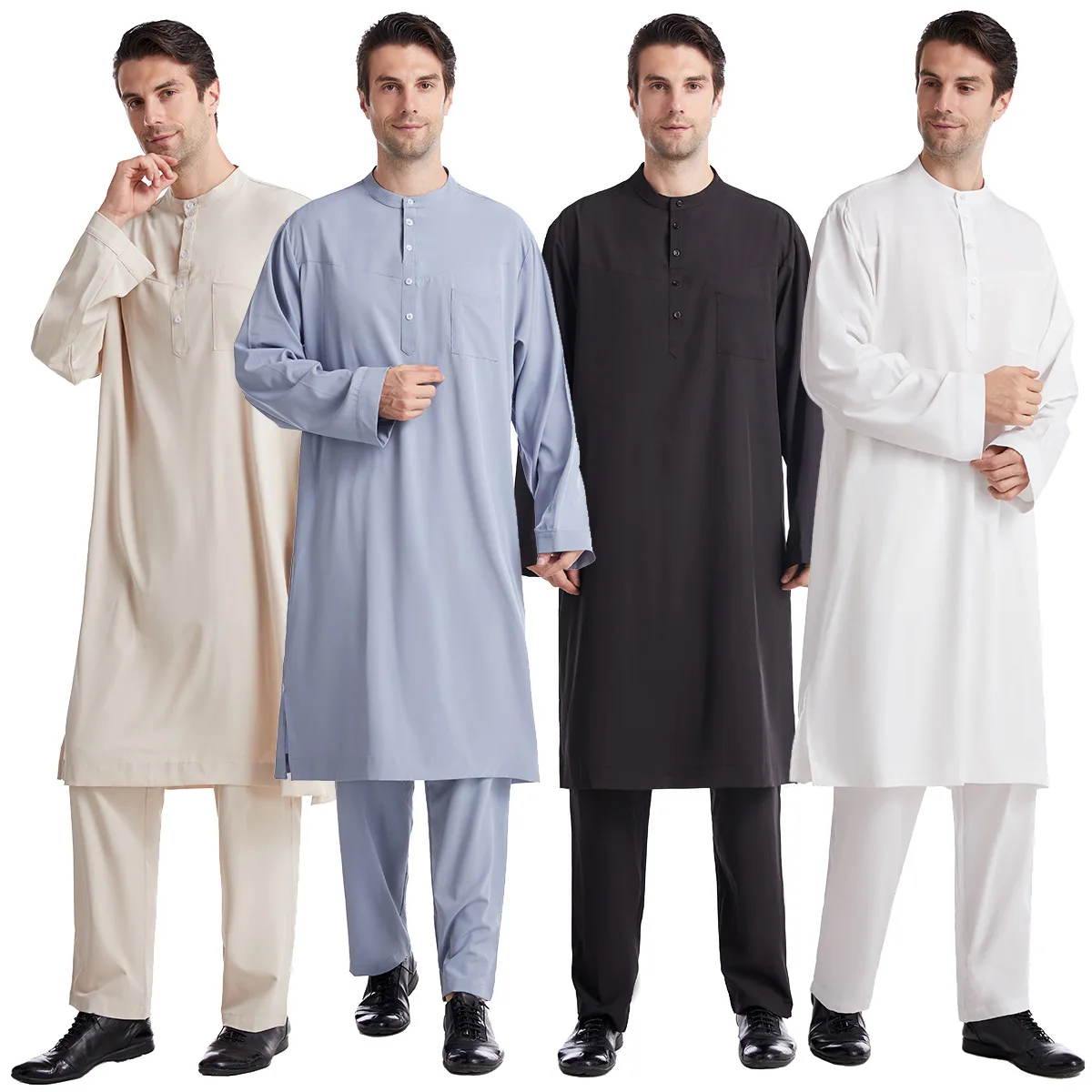 Muslim Men Jubba Thobe 2 Pice  - Men Formal Wear Dubai ulasan dan harga