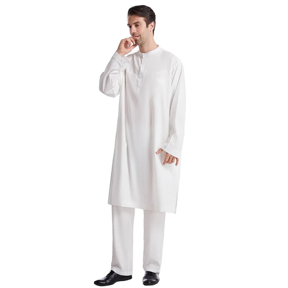 Muslim Men Jubba Thobe 2 Pice  - Men Formal Wear Dubai ulasan dan harga