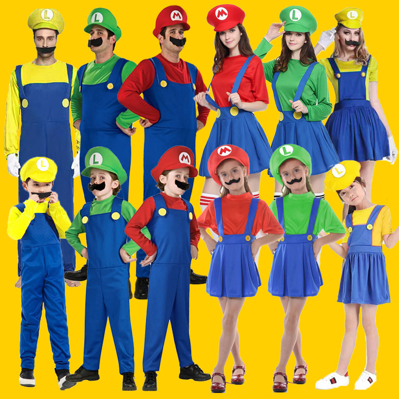 Costume Game Bros Super Luigi  - Men Formal Wear Set ulasan dan harga