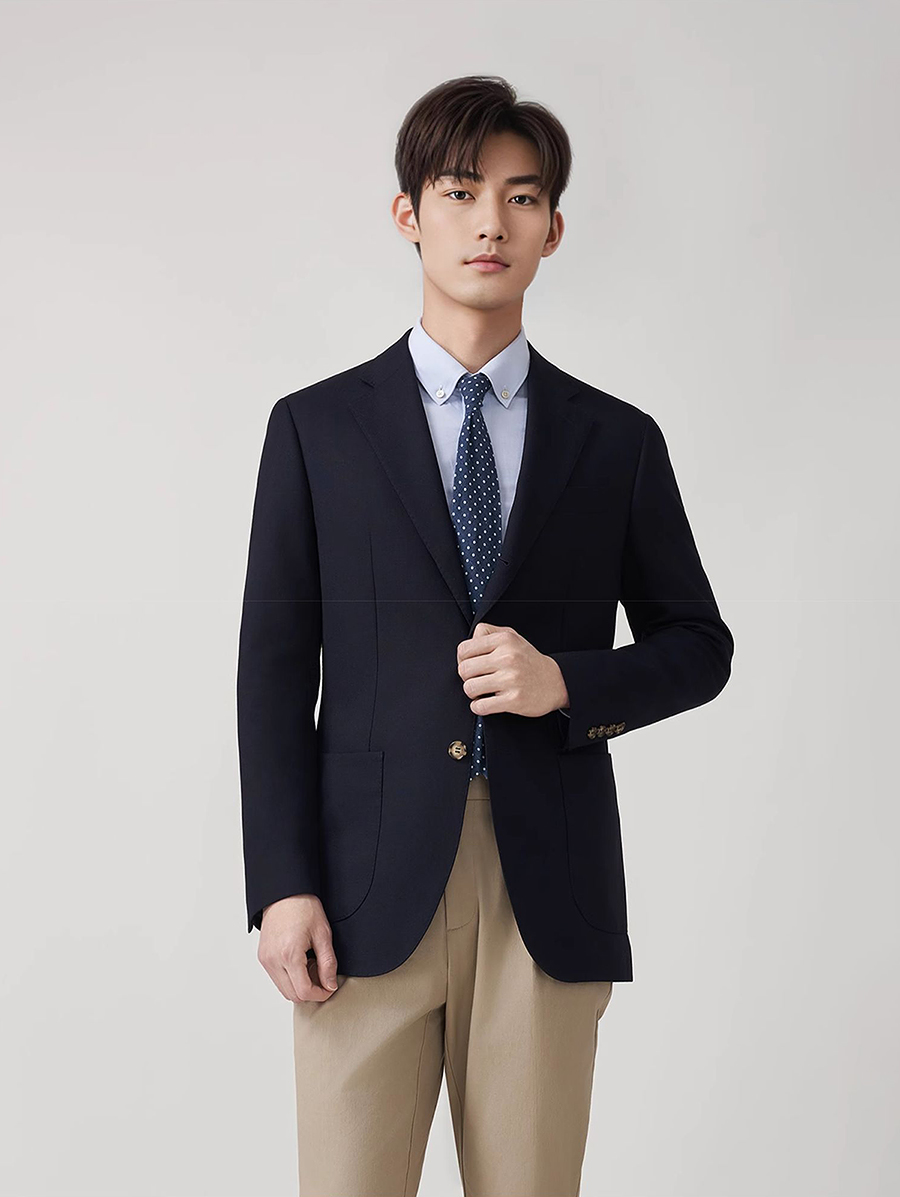 Men's Premium 50% Wool Blazer  - Men'S Formal Wear For Graduation ulasan dan harga