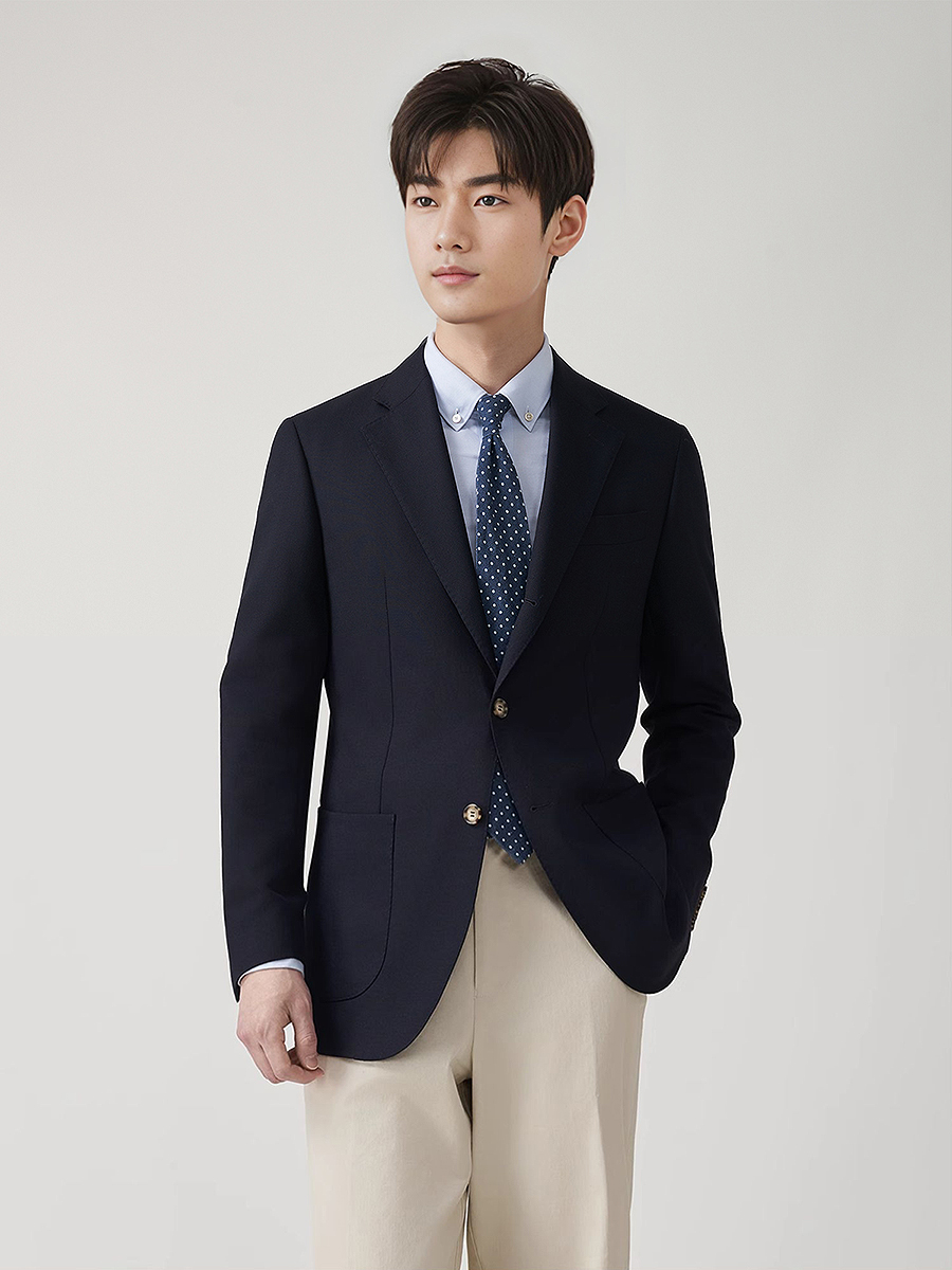 Men's Premium 50% Wool Blazer  - Men'S Formal Wear For Graduation ulasan dan harga