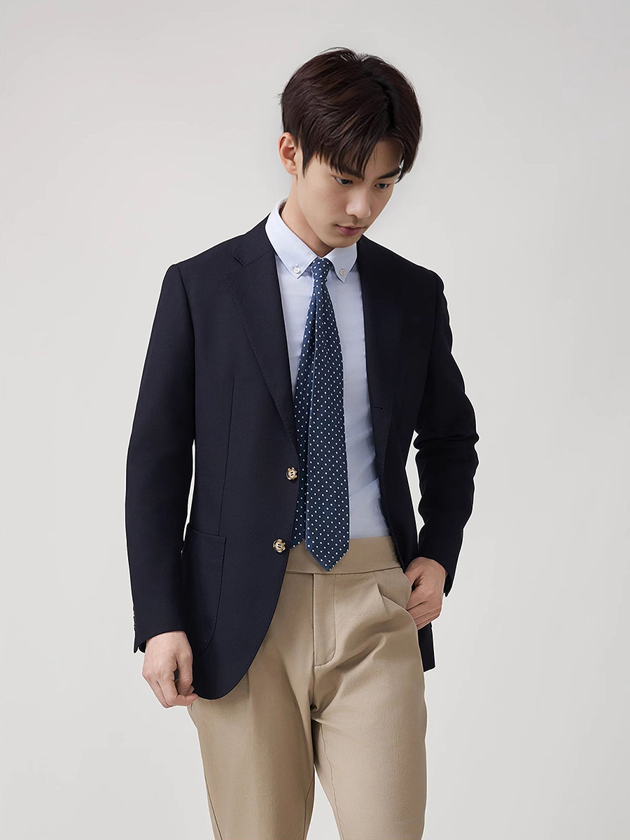 Men's Premium 50% Wool Blazer  - Men'S Formal Wear For Graduation ulasan dan harga