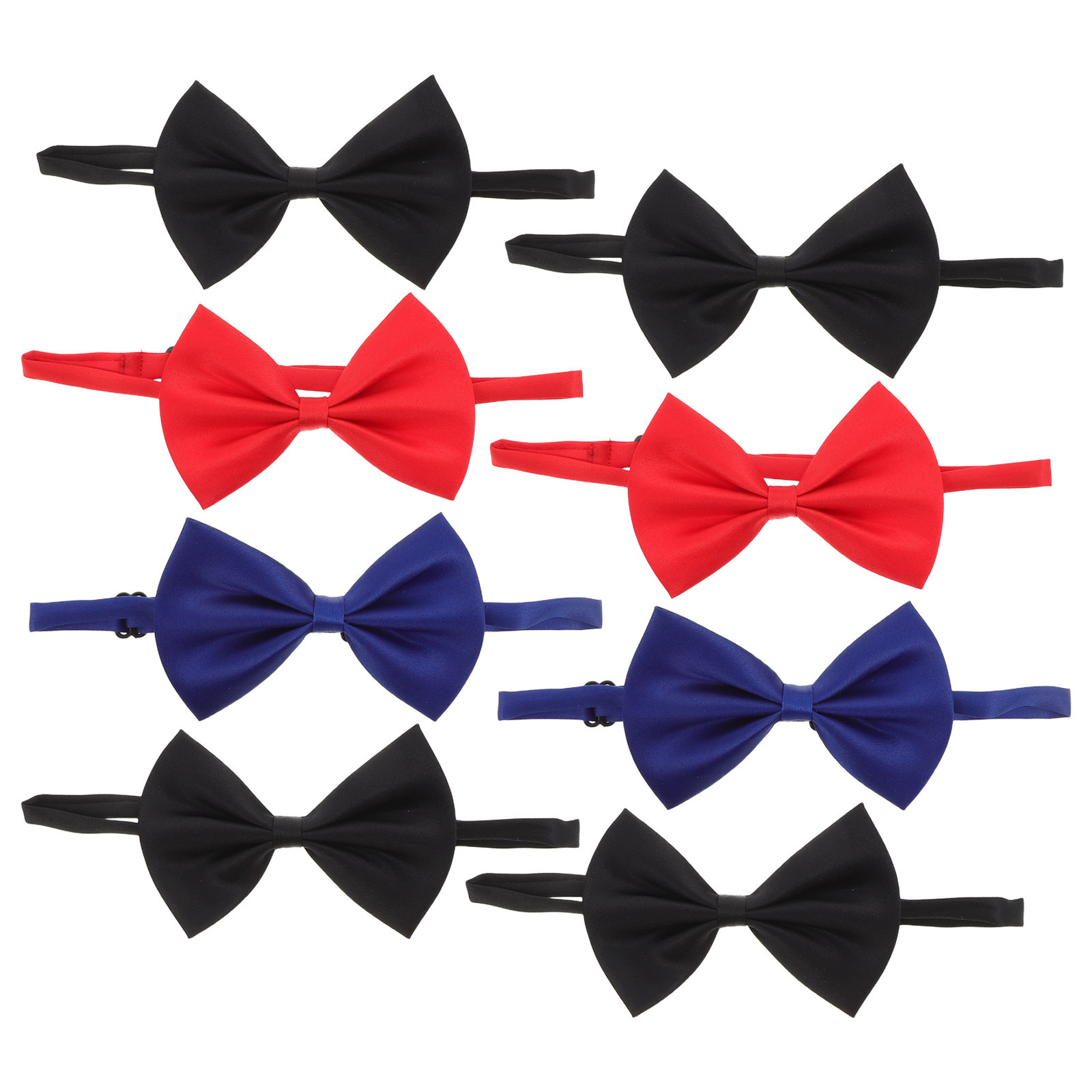 8Pcs Bow Ties Pre-Tied Adjusta - Men'S Formal Wear For Graduation ulasan dan harga