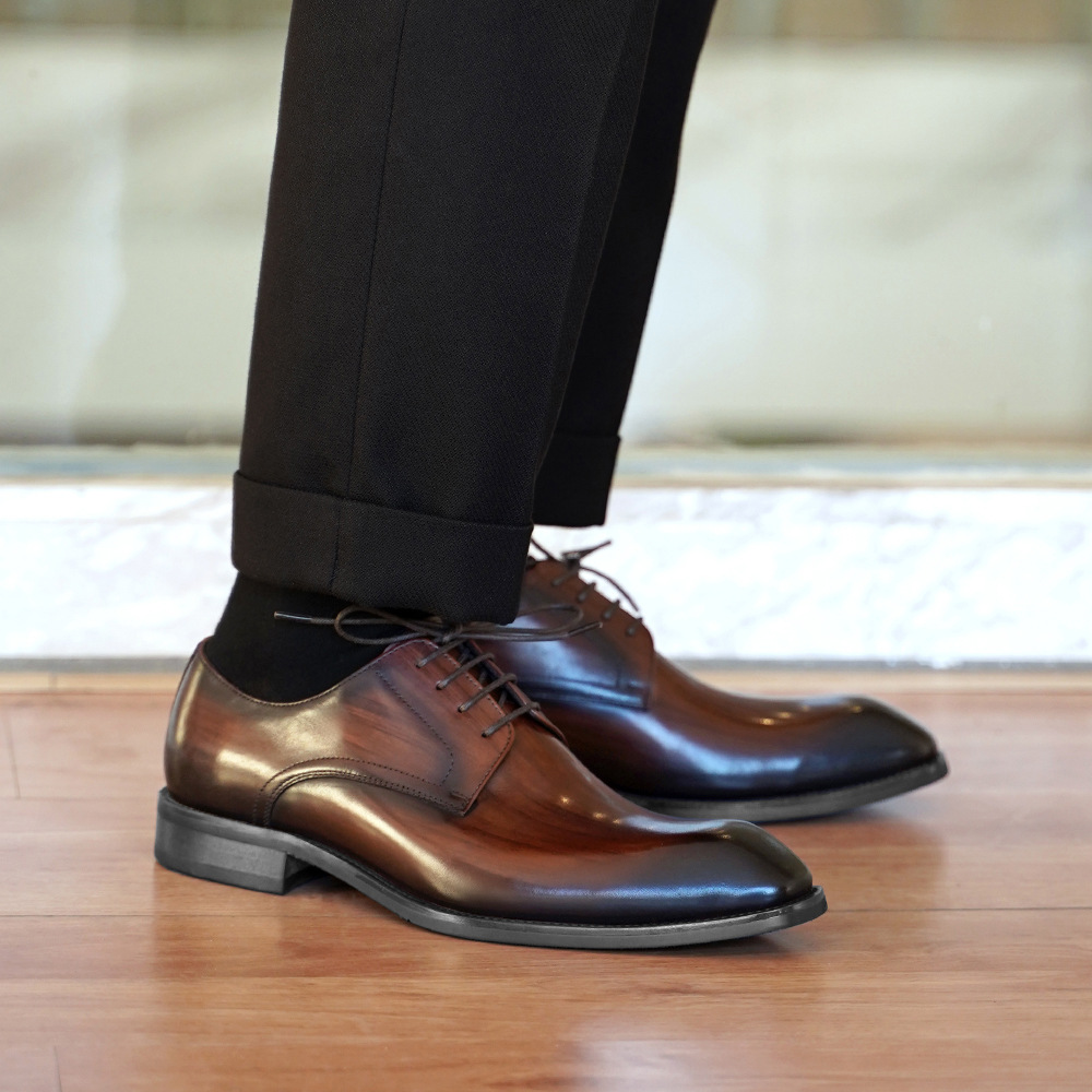 Men's Business Casual Shoes Di - Men Formal Wear Office ulasan dan harga