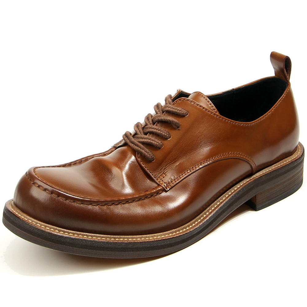 Business Men Leather Shoes Cow - Men Formal Wear Office ulasan dan harga