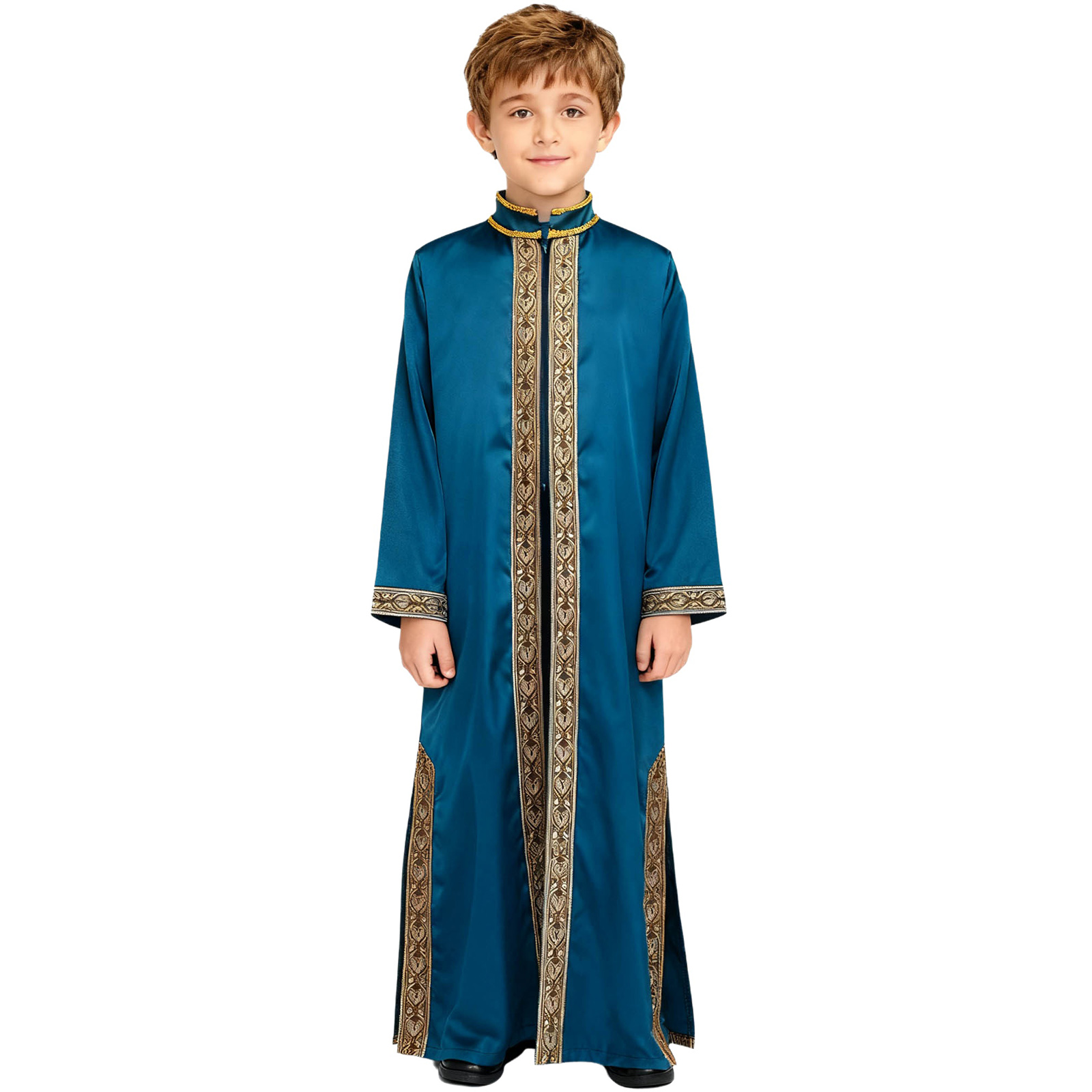 Boys Gold Embroidery Maxi Musl - Men Formal Wear Coat ulasan dan harga