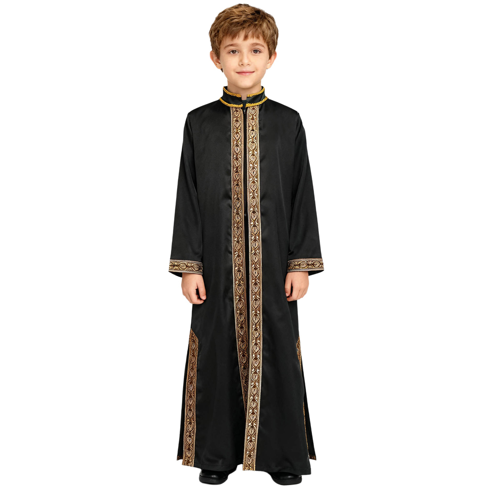 Boys Gold Embroidery Maxi Musl - Men Formal Wear Coat ulasan dan harga