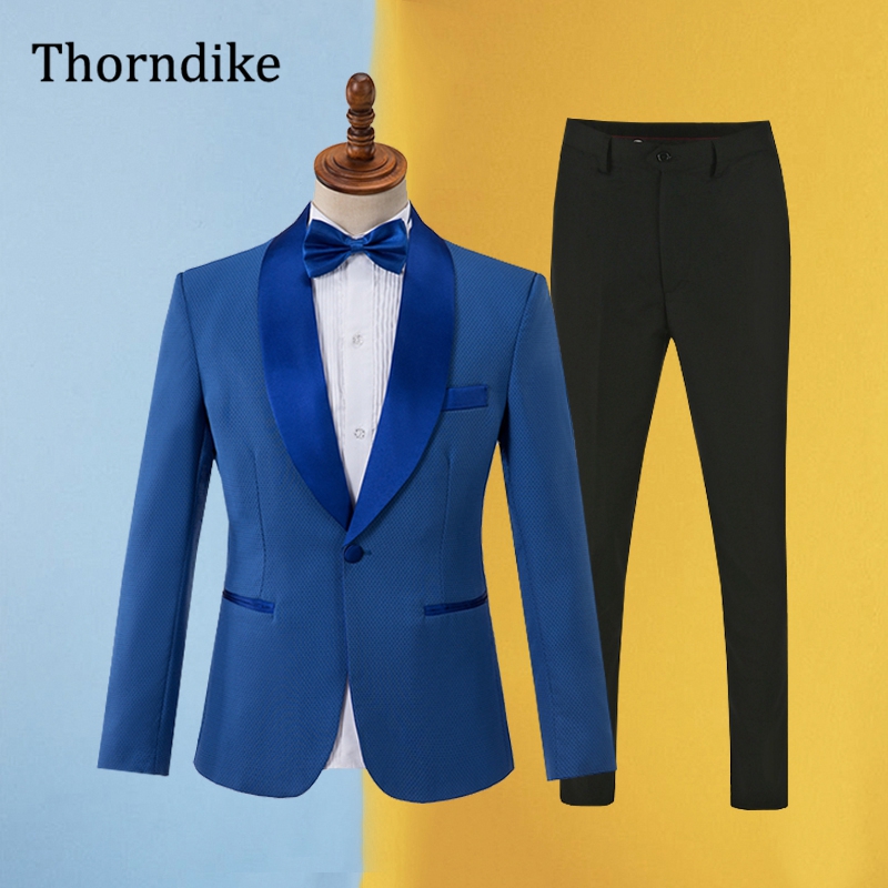 Gwenhwyfar Blue Suit Men 2025  - Men Formal Wear Office ulasan dan harga