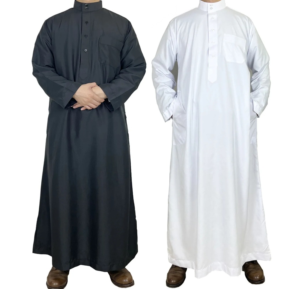 Mens Polyester Qatari Thobe St - Men Formal Wear Dubai ulasan dan harga