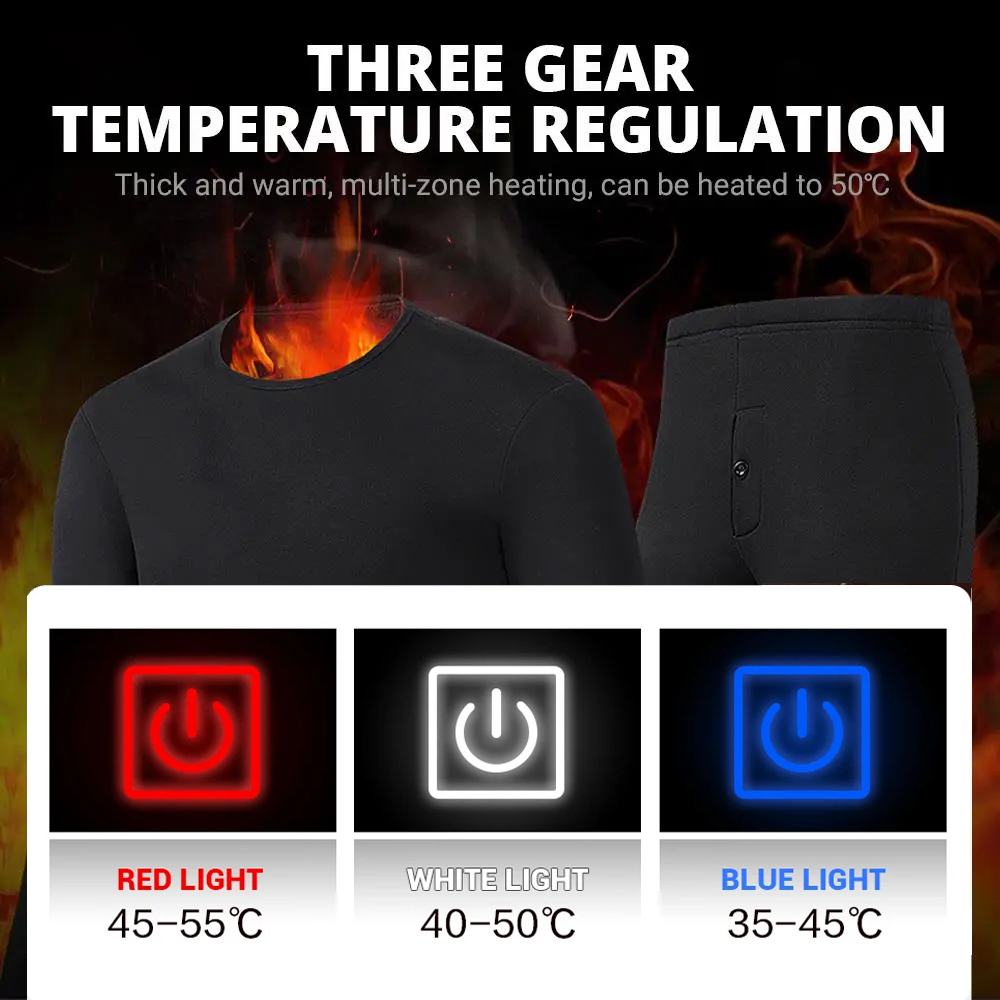 Winter Thermal Heated Jacket M - Men Formal Wear Coat ulasan dan harga