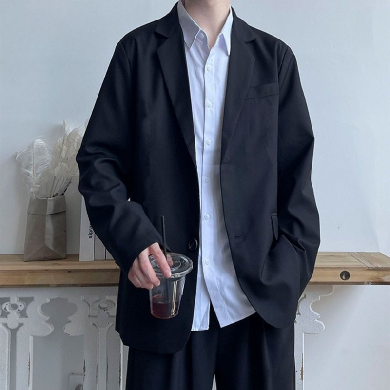 Men's Casual Suit Set College  - Men'S Formal Wear For Graduation ulasan dan harga